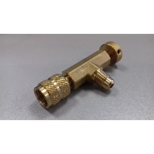 Szervízszelep elzáróval 1/4"
