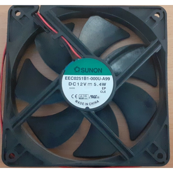SUNON EEC0251B1 kocka ventilátor 120x120 12V