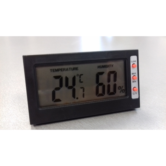 Hőmérő és páratartalom mérő BDA006 fekete