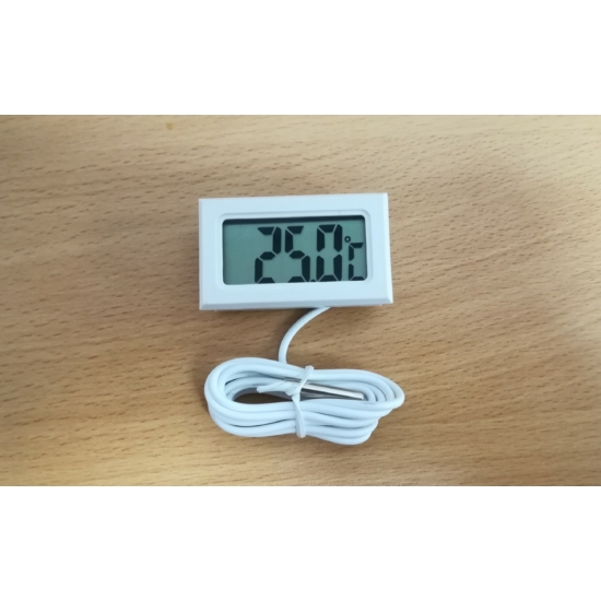 Hőmérő digitális beépíthető TPM-10F fehér -50/+70